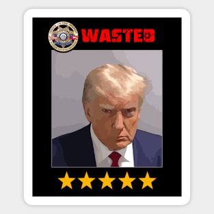 Trump Mugshot GTA 2023 Magnet